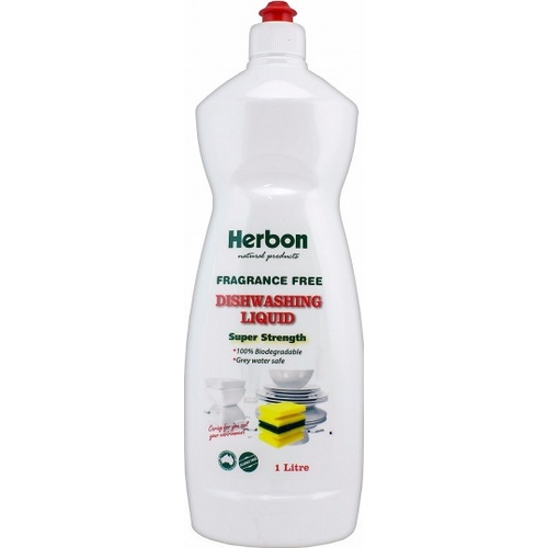 Herbon Fragrance Free Dishwashing Liquid 1lt