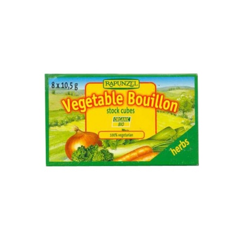 Rapunzel Organic Vegetable Bouillon with Herbs Cubes 8x10.5g