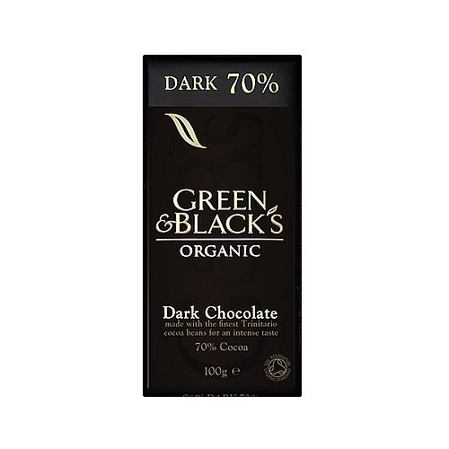 Green &amp; Blacks 70% Dark Chocolate 100g