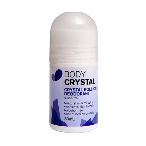 Body Crystal Roll-On Deodorant Unscented 80ml