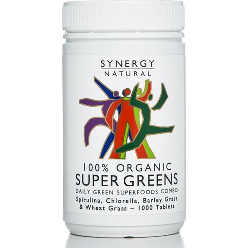 SYNERGY SUPER GREENS ORGANIC 1000T