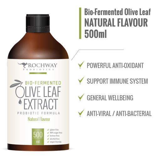 OLIVE LEAF EXTRACT NATURAL 500ML