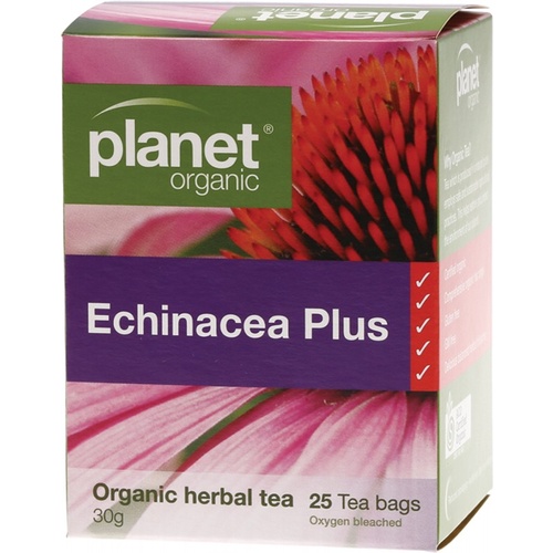 Herbal Tea Bags 25 Echinacea Plus