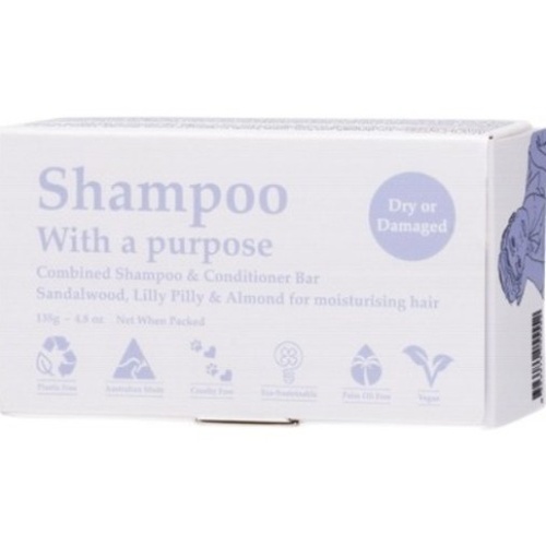 SHAMPOO WITH A PURPOSE SHAMPOO & CONDITIONER DRY OR DAMAGED 135G