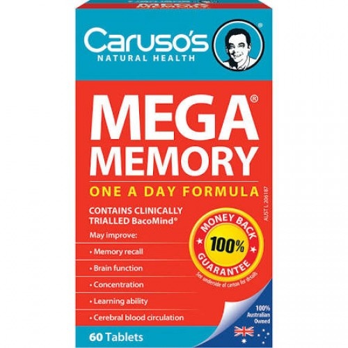 CARUSO'S NATURAL HEALTH MEGA MEMORY 60T
