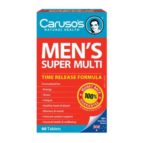 CARUSO'S NATURAL HEALTH MEN'S SUPER MULTI 60T