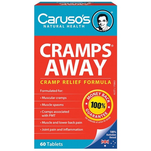 CARUSO'S NATURAL HEALTH CRAMPS AWAY 60T