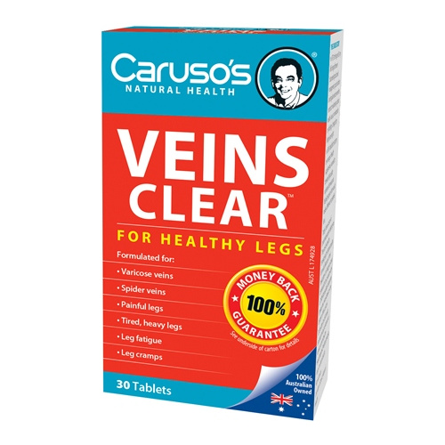 CARUSO'S NATURAL HEALTH VEINS CLEAR 30T