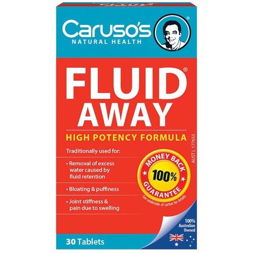 CARUSO'S NATURAL HEALTH FLUID AWAY 30T