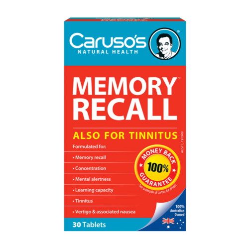 CARUSO'S NATURAL HEALTH MEMORY RECALL 30T