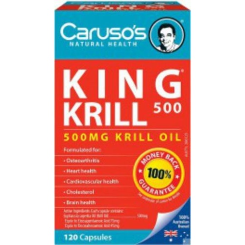 CARUSO'S NATURAL HEALTH KING KRILL 500MG 120C