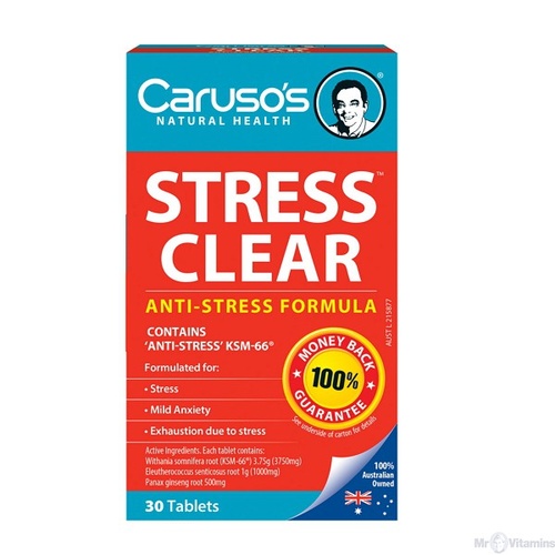 CARUSO'S NATURAL HEALTH STRESS CLEAR 30T