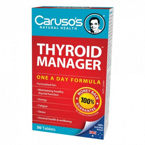 CARUSO'S NATURAL HEALTH THYROID MANAGER 30T