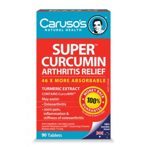 CARUSO'S NATURAL HEALTH SUPER CURCUMIN 90T