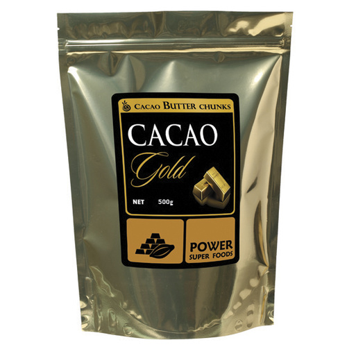 CACAO BUTTER CHUNKS ORG 500G