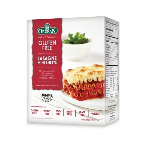 Orgran Rice & Corn Mini Lasagne Sheets 200gm