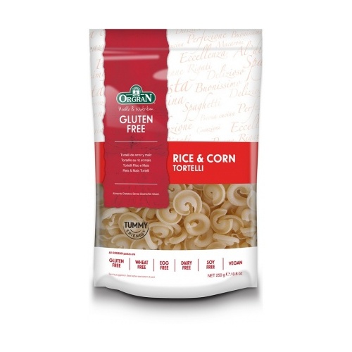 Orgran Rice & Corn Tortelli 250gm