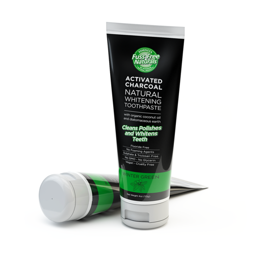 ESSENZZA ACTIVATED CHARCOAL TOOTHPASTE 113G WINTERGREEN