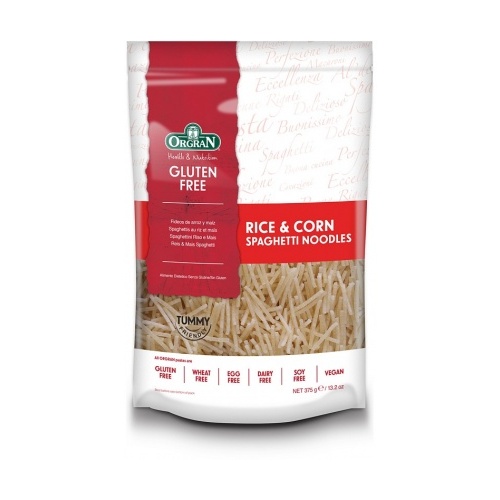 Orgran Rice Corn Noodles Spaghetti 375gm