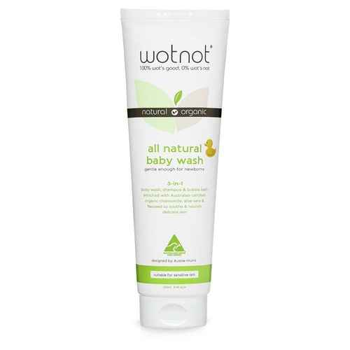 WOT NOT BABY WASH 250ML