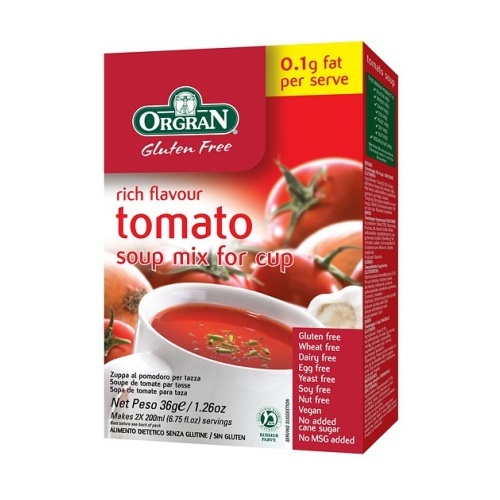 Orgran Tomato Soup For Cup 36gm