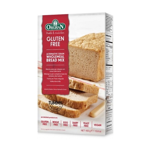 Orgran Wholemeal Bread Mix 450gm
