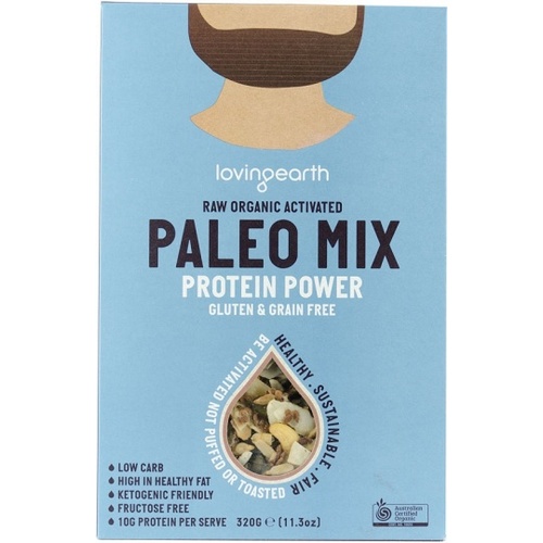 Loving Earth Raw Organic Paleo Mix - Protein Power G/F 320g