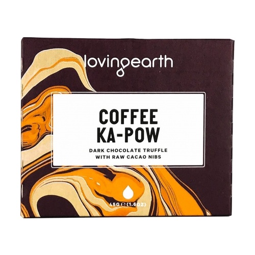 Loving Earth Organic Coffee Ka-Pow Chocolate Bar G/F 45g