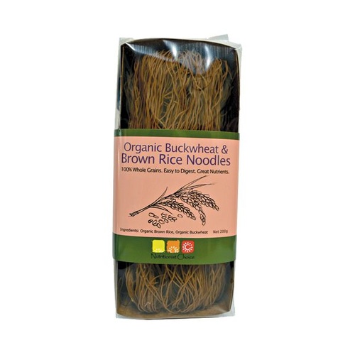 NUTCHOICE BUCKWHEAT & BROWN RICE NOODLE 200G