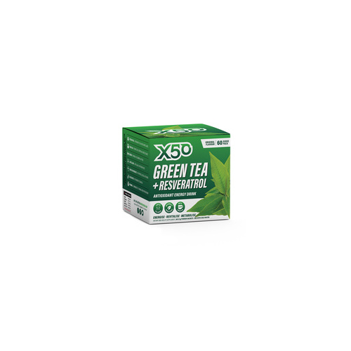 X50 GREENT TEA + RESVERATROL 60 X 3G ORIGINAL