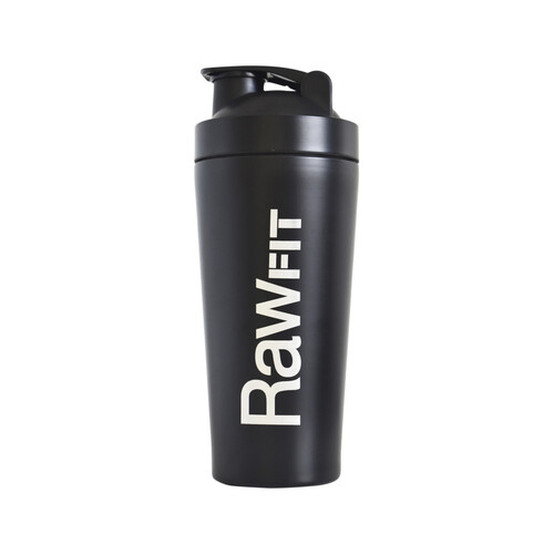 RawFIT Stainless Steel Shaker Black 700ml