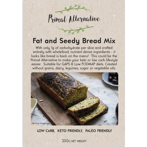 FAT AND SEEDY BREAD MIX 300G