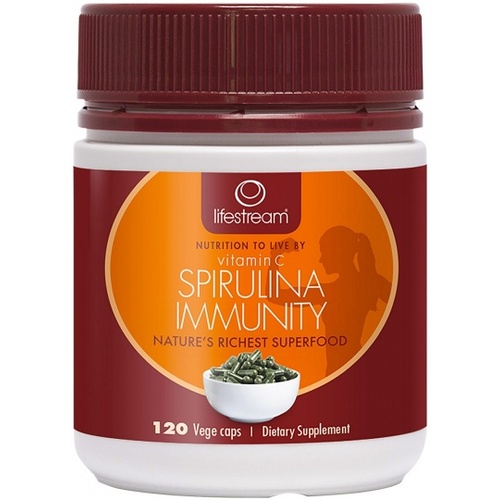Lifestream Vitamin C Spirulina Immunity Capsules 120 caps