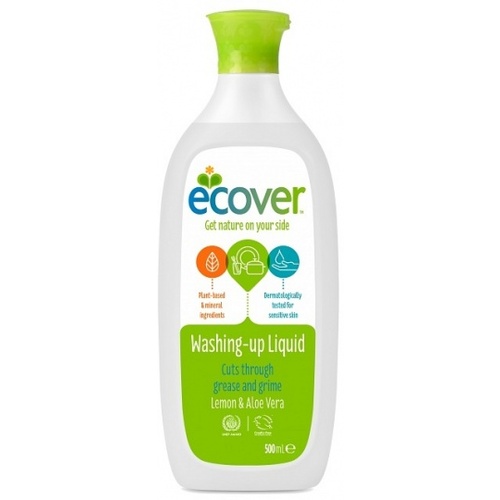 Ecover DishWashing Liquid Lemon&amp;Aloe 500ml(Vegan)