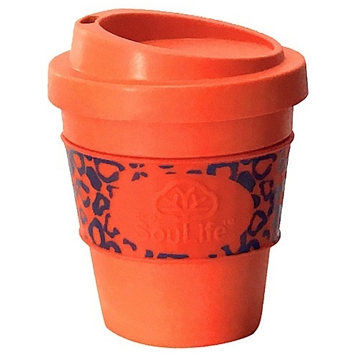 EcoSouLife Bamboo Aroma Sip Traveler Cup Orange 355ml