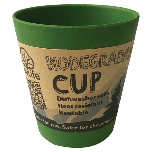 EcoSouLife Bamboo Cup Green 296ml