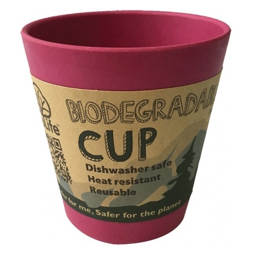 EcoSouLife Bamboo Cup Pink 296ml