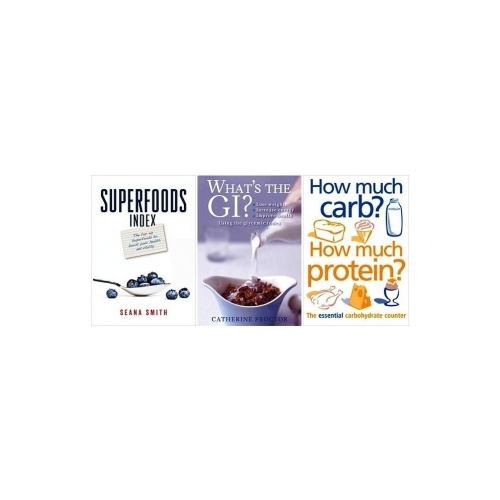 PRD 3 Book Pack (Superfoods Index,What's the GI,How much Carb How much Protein)