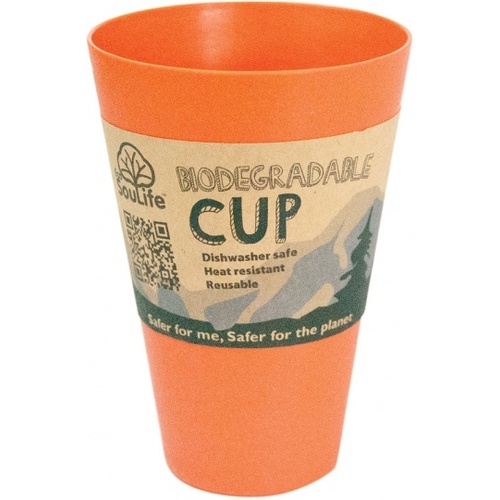 EcoSouLife Bamboo Cup Orange 443ml