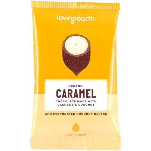 Loving Earth Organic Caramel Chocolate 16x30g