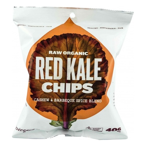 Loving Earth Red Kale Chips 8x40g