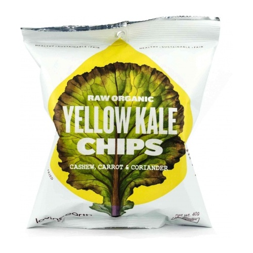 Loving Earth Raw Organic Yellow Kale Chips 8x40g