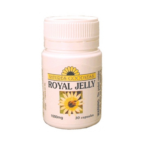 Natures Goodness Royal Jelly 1000mg 30 Caps