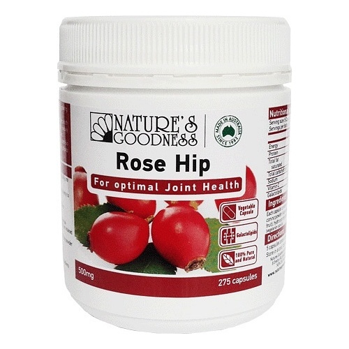 Natures Goodness Rose Hip Capsules 500mg/275's