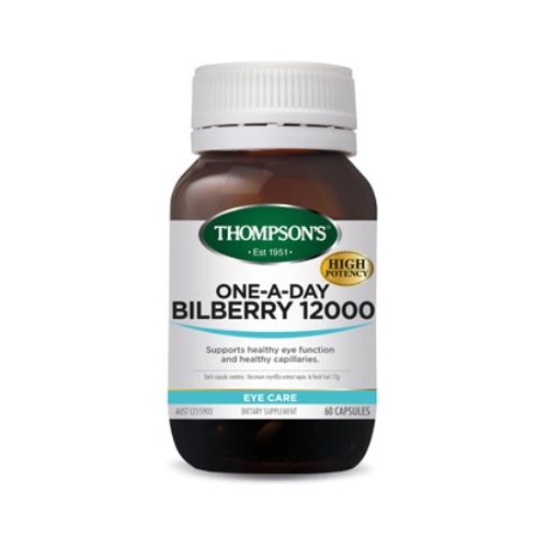 Thompson's One-a-day Bilberry 12000mg 60 Capsules