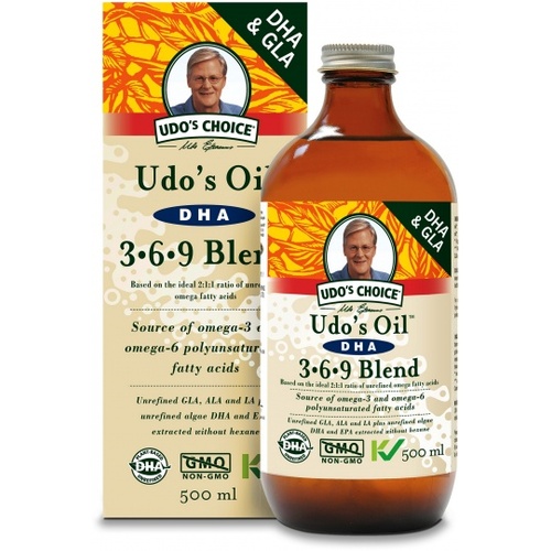Udo's Choice DHA Vegetarian Oil Blend 500 ml