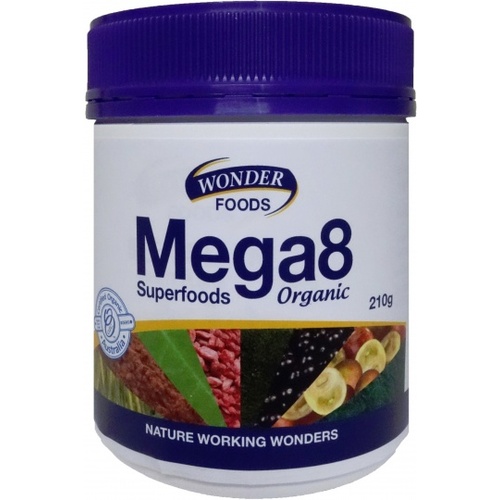 Wonderfoods Mega8 Superfoods Organic 210g